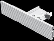 Kulmaohjain, WA-HL HL 850 EB; myös ohjaimena kiinteäasenteiseen SE-HL; kulmien 0-45 höyläykseen vastinpinta (leveys x korkeus) 350 x