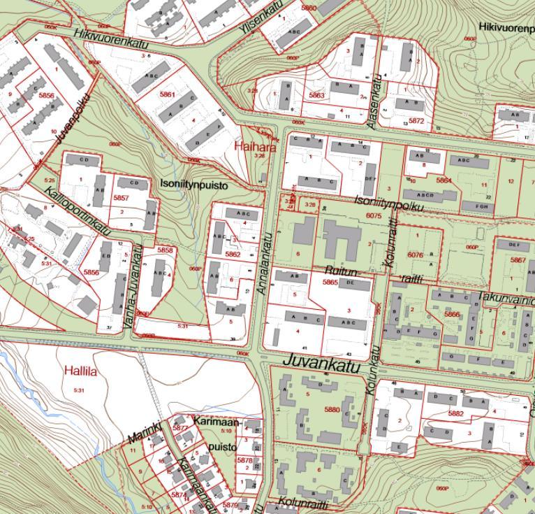 SIJAINTI JA YLEISTIEDOT 5 Kohteen yleistiedot Kiinteistötunnus 837-60-5865-6 Osoite: Annalankatu 3 Kaupunginosa: Kaukajärvi Arvioitavan alueen pinta-ala 3 848 m² Omistaja: Tontin omistaa Tampereen