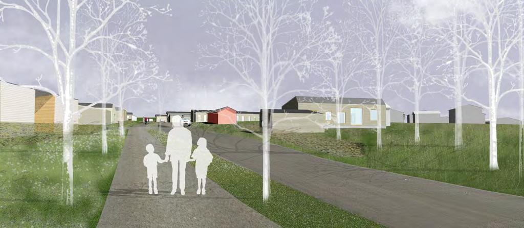 ASEMAKAAVAN KUVAUS. Kaavan raenne Haoonranta -asuinalue sijoittuu Haoontien yläpuolelle loivaan lounaisrinteeseen.