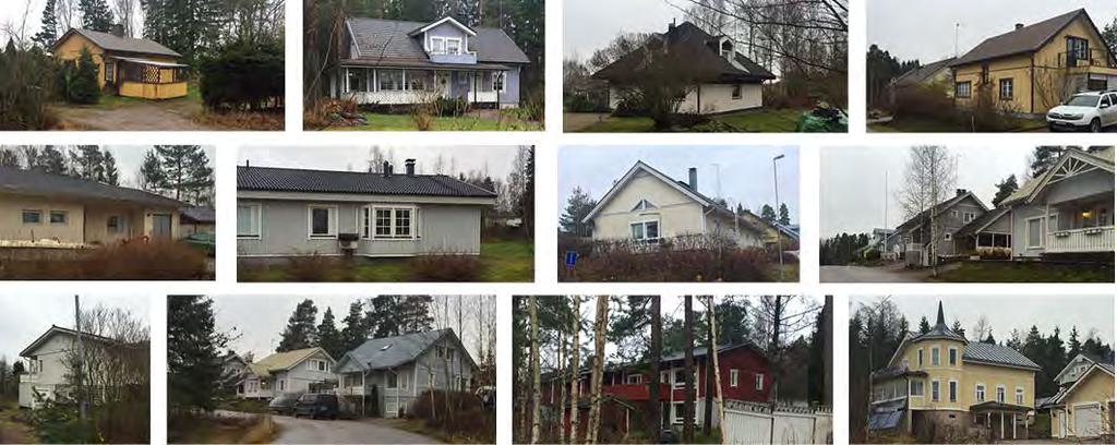 Yllä Annan tien vaihtelevaa raennusantaa... Maanomistus Kiinteistöjä :, :0 ja : luuun ottamatta maa-alue on aupungin omistusessa. Haoontie on laannut yleisenä tienä 00. Katu on aupungin omistama.