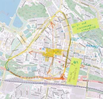 Vesijärvenkatu visio 1 Tulevaisuuden visio ohitustien valmistuttua 1.