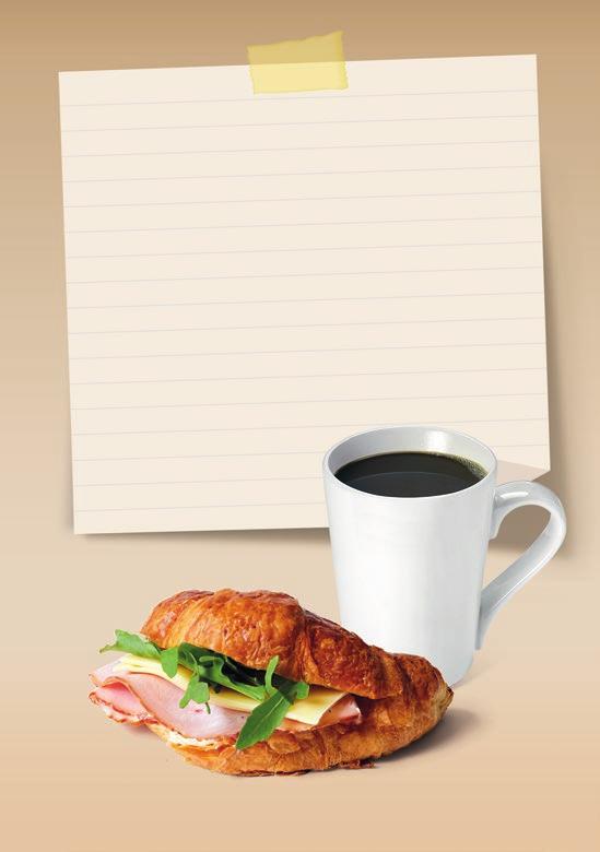 TÄYTETTY CROISSANT & KAHVI 6,90 Haminan Seurahuoneella: (Norm.