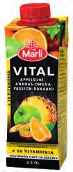 MARLI VITAL 50 % VÄHEMMÄN