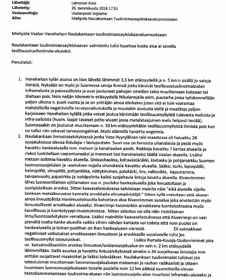 FCG SUUNNITTELU JA TEKNIIKKA OY NAULAKANKAAN