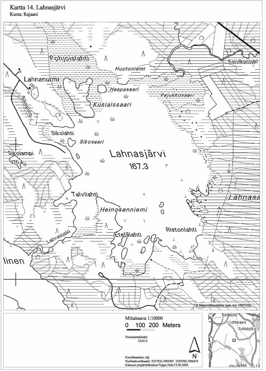 Laskenta v. 1998 (Teppo Helo) Kesällä 1998 alueella käytiin kahdesti, 20.5. ja 2.6.