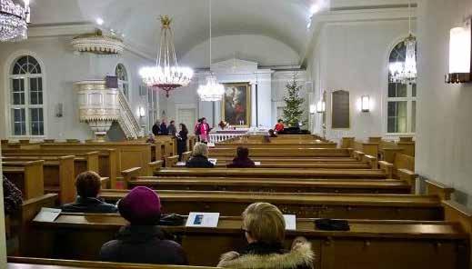 Klockstapelns byggdes några år senare och är ritad av Carl Ludvig Engel. Klockan i klockstapeln är stadens första offentliga urvärk.