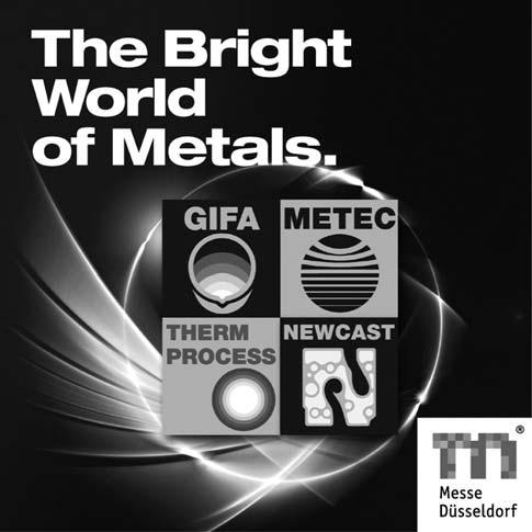 GIFA / METEC / THERMPROCESS / NEWCAST -messujen uusi väli nyt 3 vuotta, eli nämä messut järjestetään seuraavan