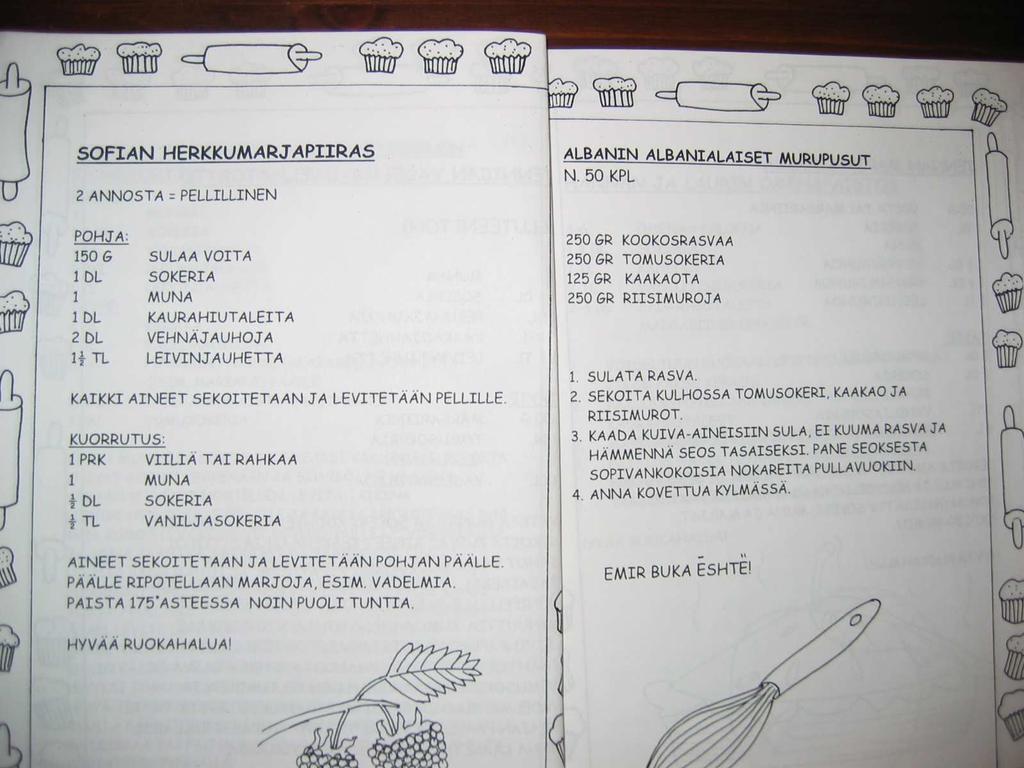 tekemä keittokirja