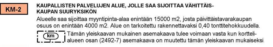 Asemakaava: Tonteilla 2491-12 ja 13 on voimassa asemakaava nro 6964, joka on vahvistunut 8.10.1990. Tontit on osoitettu liike-, toimisto- ja teollisuusrakennusten korttelialueeksi (KTT-8).