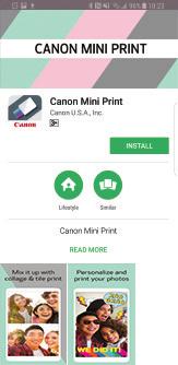 "Canon Mini Print" Android - Google