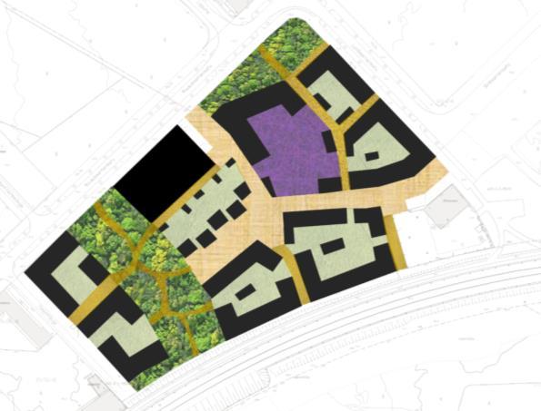Suunnittelun lähtökohdat Suunnittelutilanne 2017-2018 - monimuotoinen kaupunkirakenne, jossa - värikkäitä puurakenteisia asuinrakennuksia - liito-oravien