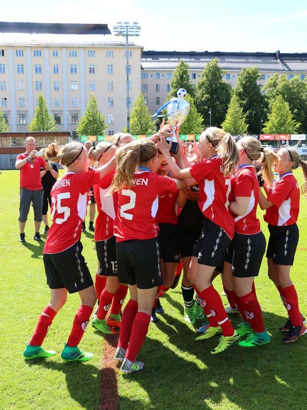 ILMOITTAUTUMINEN Ilmoittautuminen turnaukseen tapahtuu osoitteessa www.helsinkicup.fi Ilmoittautumisaika turnaukseen: 15.9.2017 15.4.2018 Nopean ilmoittautujan etu: jos ilmoittaudut 31.12.