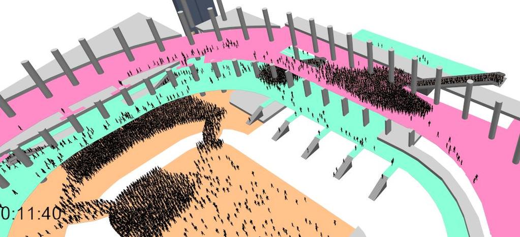 Garden Helsinki Gardenin yleisötilaisuuksien jalankulkuvirtojen tarkastelut 12