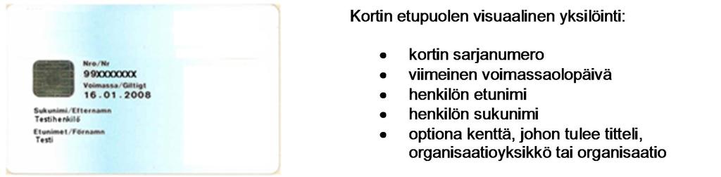 PALVELUKUVAUS 5 (13) Ylläpitopalvelu Vakio-organisaatiokortin ylläpito koostuu toimitusosoitetietojen, yhteyshenkilöiden muutoksista, järjestelmän toimintakyvyn ylläpitämisestä ja kehittämisestä sekä