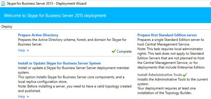 -ohjelmaan ilmestyi Valmis-merkintä (kuva 16) kohtaan Prepare Active Directory. Kuva 16.