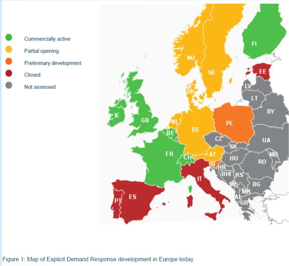 Demand response in European countries http://www.smarten.