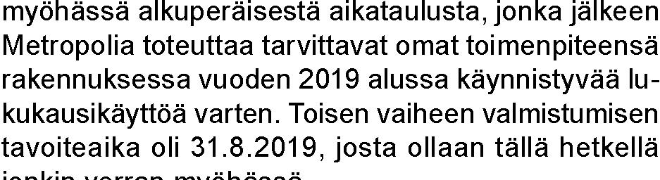 Kampuksen rakentamishanke etenee suunnitelmien mukaisesti.