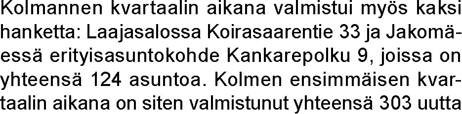 Kaiken kaikkiaan vuoden 2018 investointibudjetti on noin 500