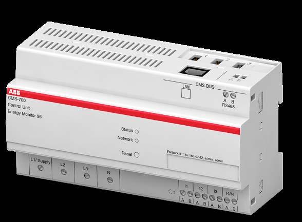 tehokerrointa tietyltä ajalta) Teho (käyttäen anturivirtoja, verkon jännitettä ja tehokerrointa) Liitynnät RS485 LAN Protokollat Modbus RTU Modbus TCP SNMP (v1, v2 ja salattu v3)