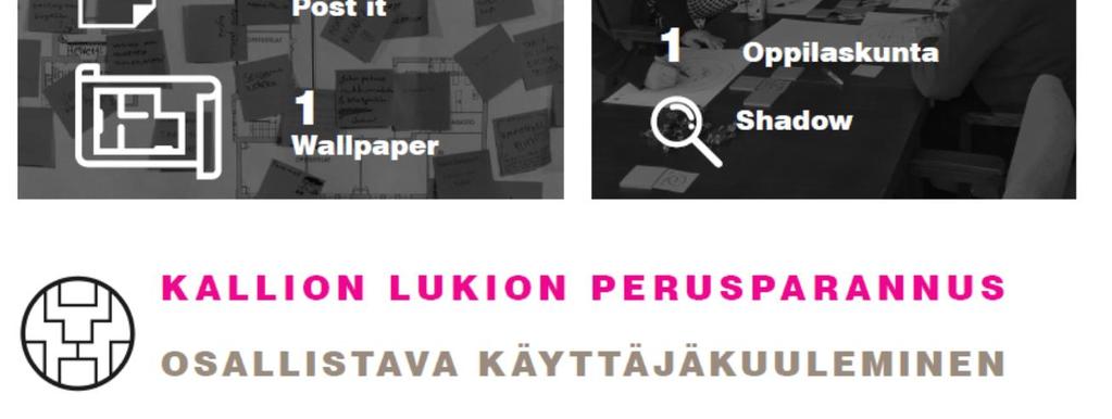 Ongelmakohdista merkittävimmiksi nousivat: ruokalan pienuus (jonot ja ahtaus) ahtaus yleensä ja säilytystilojen vähäisyys heikko akustiikka (kaikuisuus ja äänieristys) kaikkea opetusta ei voida antaa