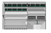 kiristyslukkohihnalla Oikealle asennettava L 1275 x S 440 x K 1100 mm n 2