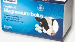 Maintenance bolus annetaan lehmälle kaksi kuukautta poikimisen jälkeen ja sen vaikutusaika on puoli vuotta. Magnesium- bolus on aktiivinen 21 päivän ajan.