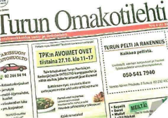 T-talon naiset Lähiuutisia pääset lukemaan Turun Omakotilehdestä.