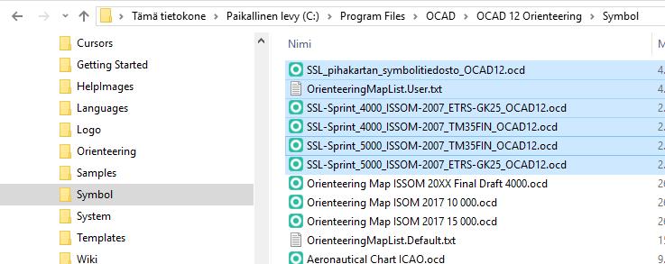 ENNAKKOVALMISTELUT KURSSIN ALUSSA 2 Jos Sinulla ei ole SSL:n ISSOM2007 karttapohjaa 1:4000