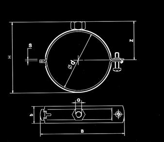 3219465 DN40 (1 1/2") 47-51mm eristämätön M8, sarana 20 x 1,2 71 54 30 1100 3219466 50-56mm eristämätön M8, sarana 20 x 1,5 77 63 35 1200 3219467 DN50 (2")