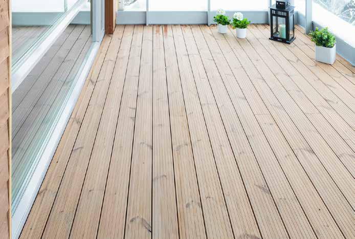 Skanska Design Varusteet Parveke Hintaan sisältyvät materiaalit Parvekelaudoitus parvekkeilla ja 2.