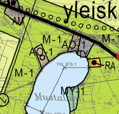 Selostusosa, 24.5.2018 4 1.12 Yleiskaava Suunnittelualueella on voimassa Juvan kunnanvaltuuston 25.3.