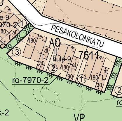 Vuoreksen Mäyränmäen omakotikortteleiden