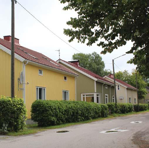 k-m 2 Tonttitehokkuus: e = 0,32-0,38 I 1 / 2 Petsamon kaavoitus käynnistyi 1920-luvun alussa klassismin