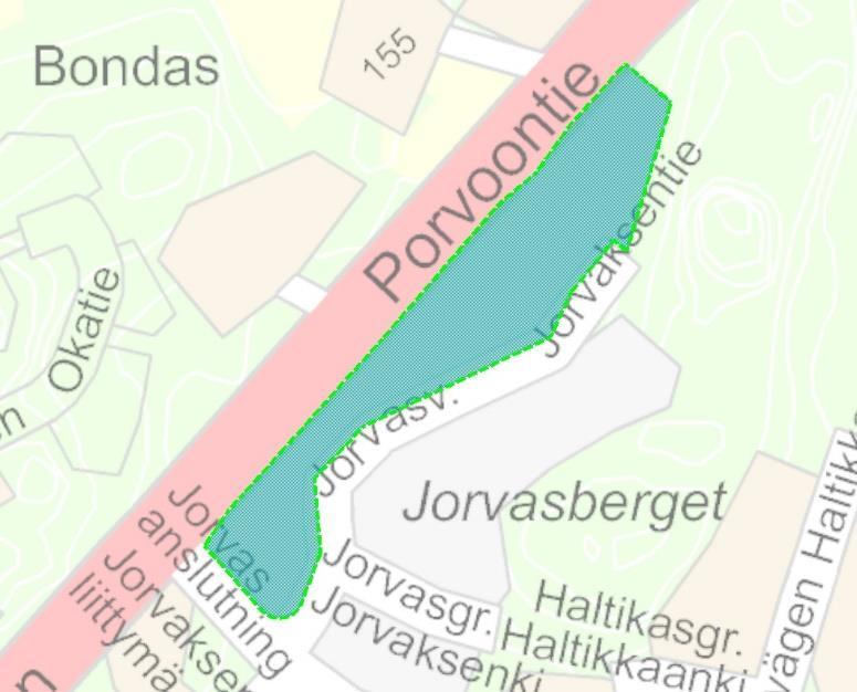 Koskenkylän Jorvaksentien alueen asemakaavan muutos Tavoitteena on Porvoontien ja Jorvaksentien välisen alueen asemakaavan ajanmukaistaminen.