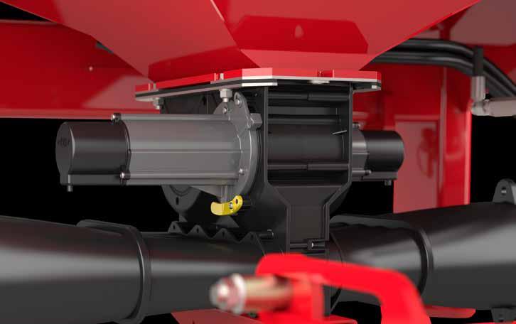 Yhdessä suurikokoisen hydraulisen puhaltimen kanssa FH 2200 takaa niin suuren lannoituskapasiteetin, että tarkkuuskylvökone