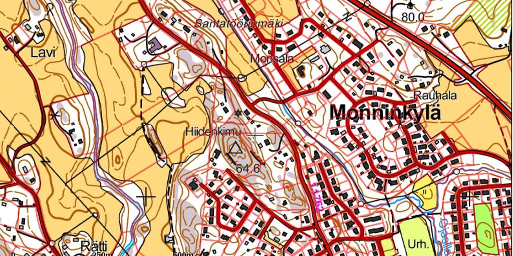 1. JOHDANTO Selvitysalue sijaitsee Askolan Monninkylän taajaman länsiosassa Vähijoen ja Helkamäentien välissä.