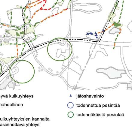 Aikuiset liito-oravat liikkuvat laajalla alueella; naaraiden elinpiiri on keskimäärin 8 ha ja urosten 60 ha. Selvitysalueen liito-oravapopulaatio on jakautunut alueen reunamille.