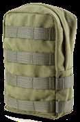 Tilavuus: 2 L. Materiaali: 1000D Cordura PU-pinnoite.