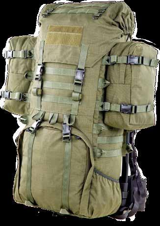 Materiaalit: 1000D Cordura, polyesterinauhat,