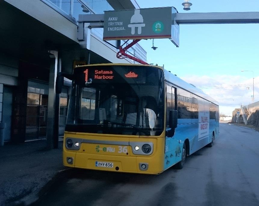 PIKALATAUSLAITTEET Kokemuksia Lataus suoritetaan sillä aikaa kun matkustajat nousevat bussin kyytiin -> joukkoliikenneterminaalit -> joukkoliikenteen solmupisteet -> päätepysäkit