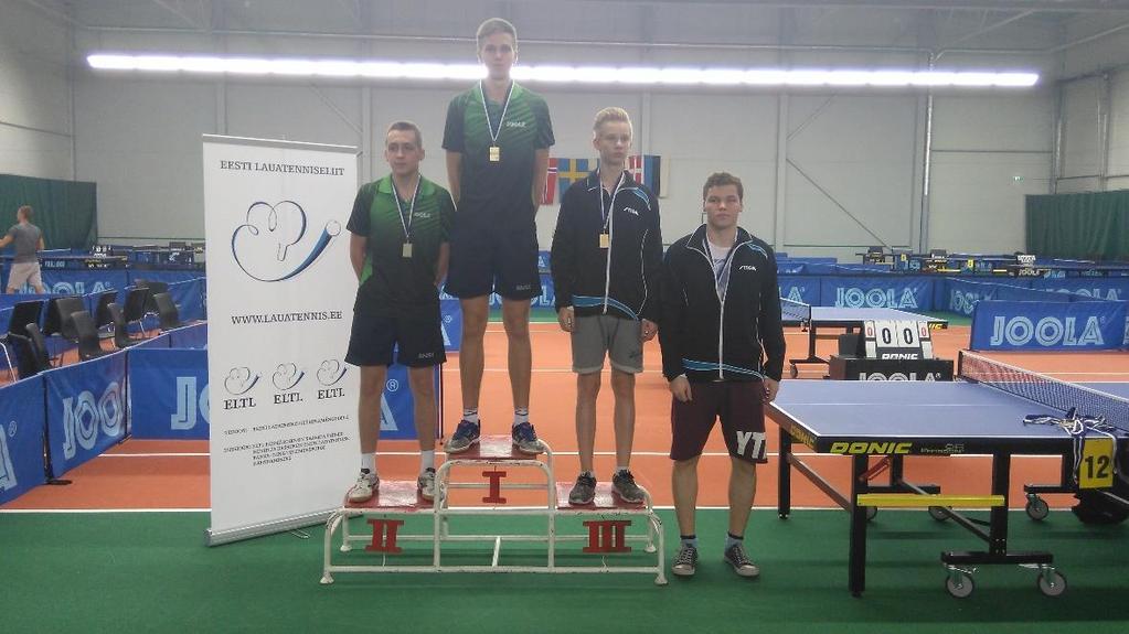 Palkintojen jako kadettien nelinpelistä Unkarin Szombathelystä Veikka: Junior & Cadet Open, Tsekit, Hodonin Sakala GP, Viljandi, Viro Junior NETU, Haapsalu Viro (Junioriluokan 4.