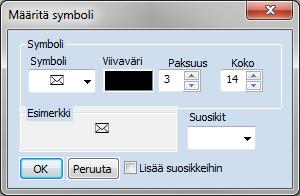 Vastaavasti "Suunnitelmat"- rivillä määritetään ko. tapahtuman viive seuraavaan tapahtumaan "Tarjouspyyntö".