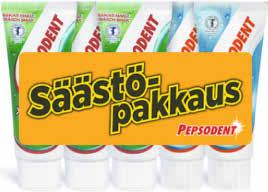 018-40% Pepsodent HAMMASTAHNAT x 7 ml 13,33/l