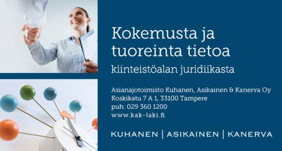 Tampereen kauppakamarilehdessä lisää Menestyäkseen uudessa toimintaympäristössä on oltava erittäin fokusoitunut ja yrityksen eri osien on toimittava hyvin yhteen.