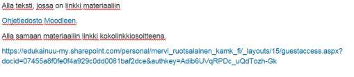 ecver=1" frameborder="0" allowfullscreen></iframe> Eli - merkien välissä on URL- osoite.
