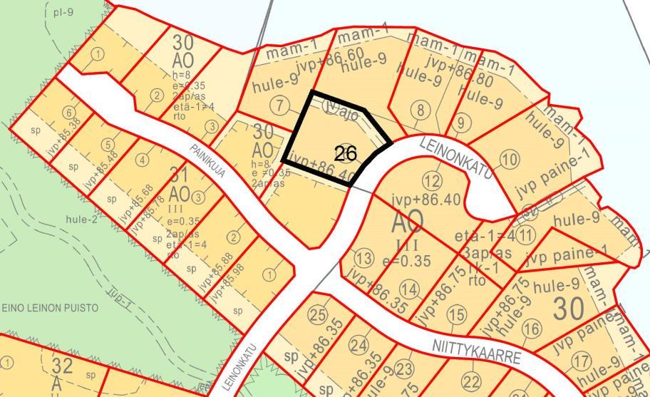 hallintapalvelujen tukipalvelut Kaupungin omistuksessa on Saaristokaupungin Lehtoniemessä rakentamaton omakotitontti.