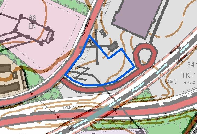 Tontti on jaettu viereisestä saman korttelin 65, tontista 1.