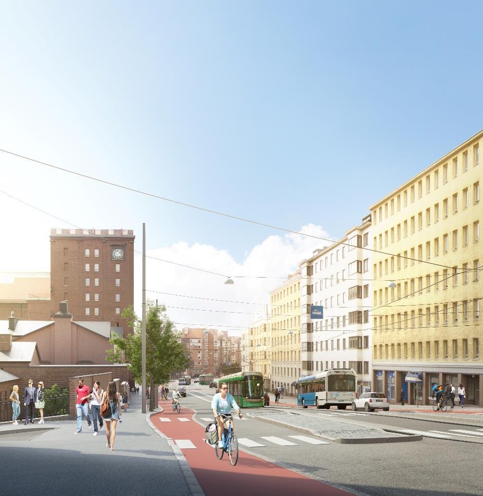 Pyöräväyläinvestoinnit lisäävät pyöräliikennettä Helsinki investoi 2017 pyöräliikenteeseen 14 miljoonaa (noin 10 % liikenteen kokonaisbudjetista) Vuonna2020 budjetiksi asetettu 19,5