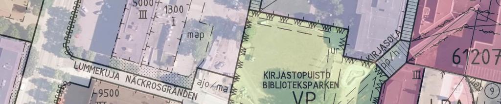 Kirjastopuiston osuudella on voimassa kaavamuutos nro 001897 (Kv 14.12.2009) ja Lummekujan itäpäässä kaavamuutos nro 002068 (Kv 13.12.2010) MITEN KAAVAN VAIKUTUKSIA SELVITETÄÄN JA ARVIOIDAAN?