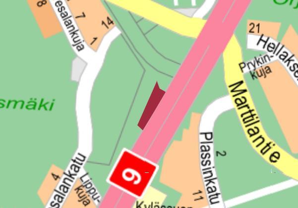 Viiripuisto EV Asukaspalautteet: - Istutettua suojametsää, kuusia,